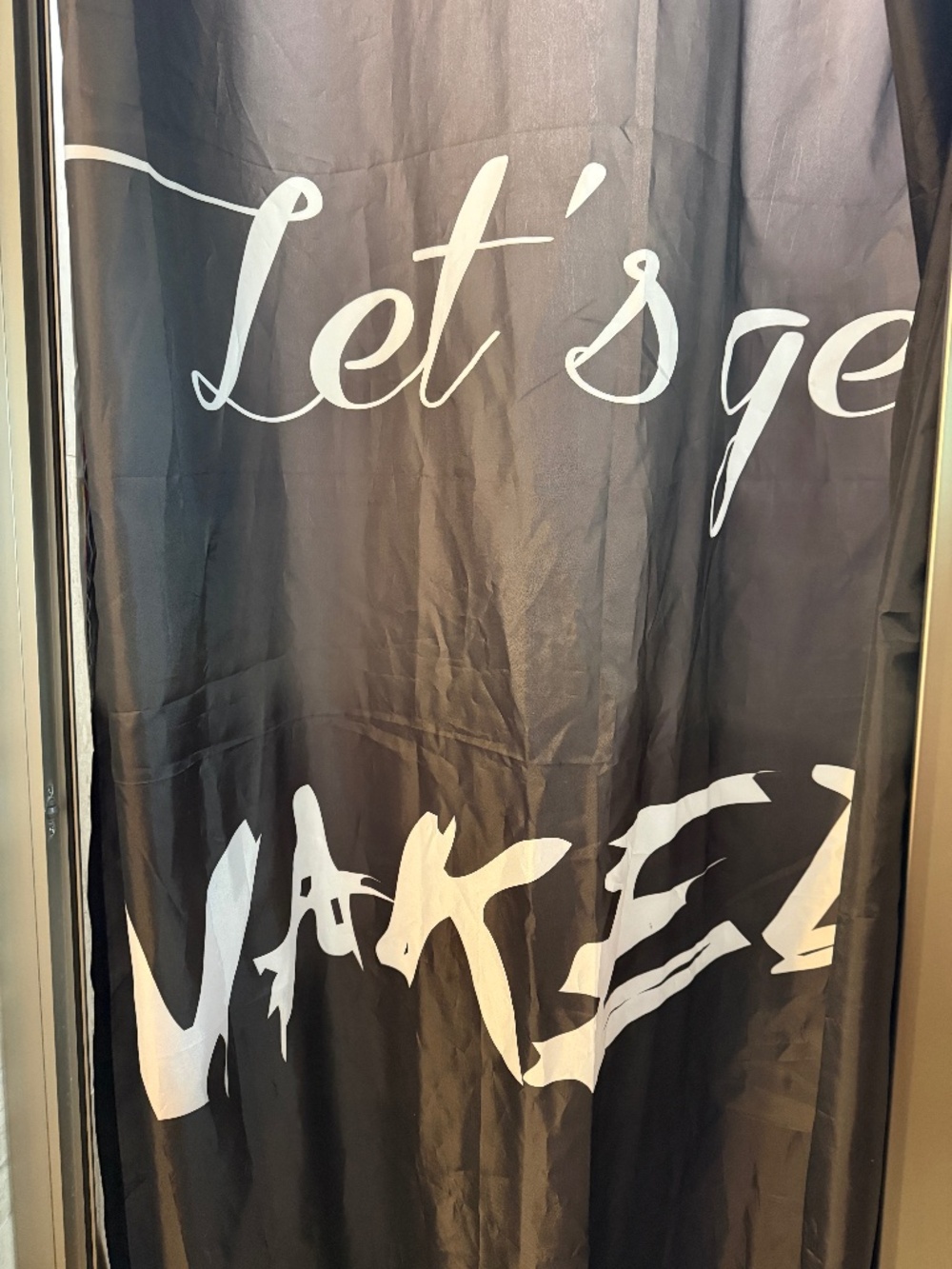 Shower Curtain with hangers